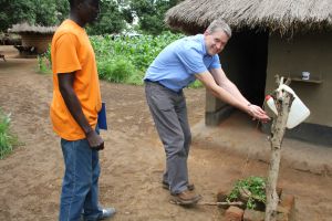 Testing out hygiene facilities designed to make a village "Open Defecation Free"